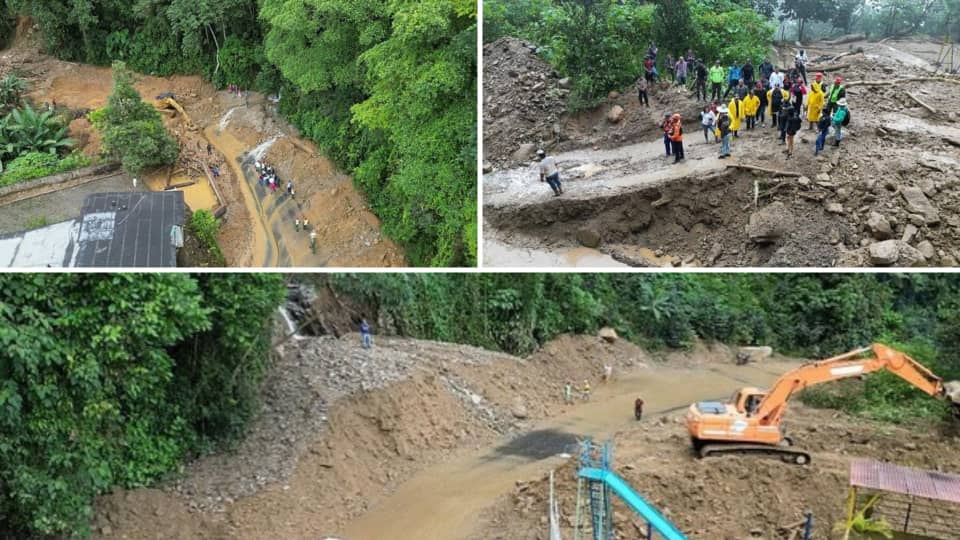 Afectada vialidad en seis municipios de Trujillo por fuertes lluvias