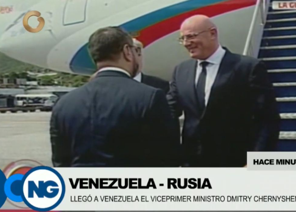 Llega a Venezuela el viceprimer ministro de la Federación de Rusia