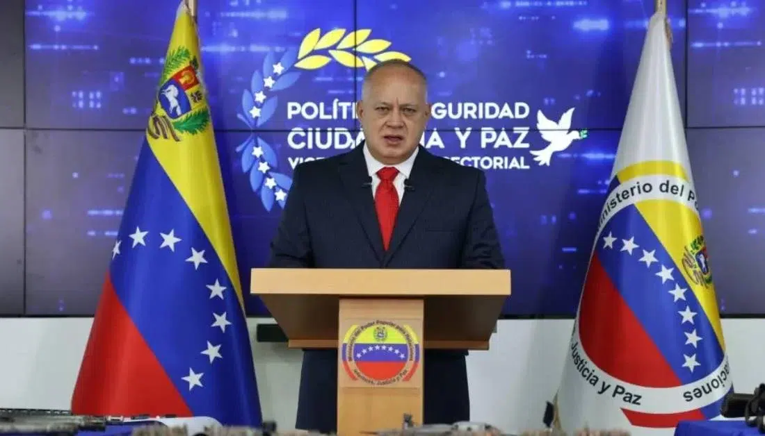 Diosdado Cabello responsabiliza a María Corina Machado, Iván Simonovis y Erik Prince del problema eléctrico en Nueva Esparta