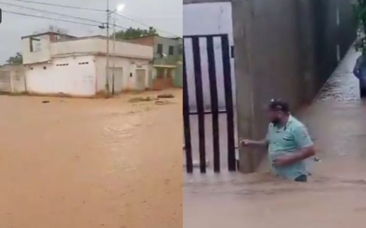 Fuertes lluvias causan inundaciones y damnificados en Barquisimeto