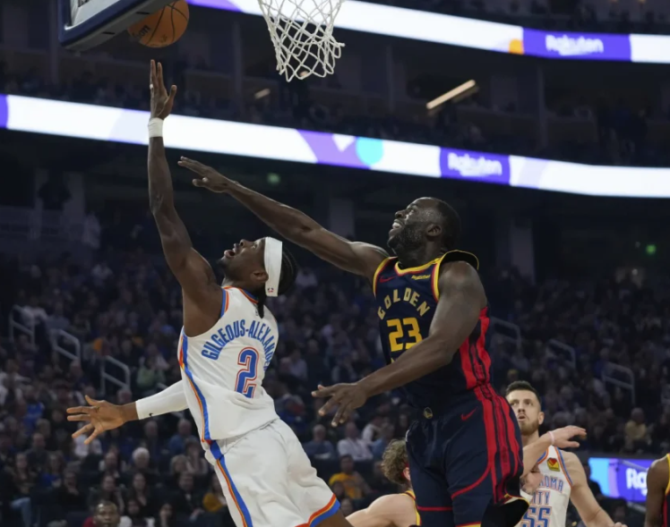 Thunder supera a Warriors y se afianza en la cima del oeste