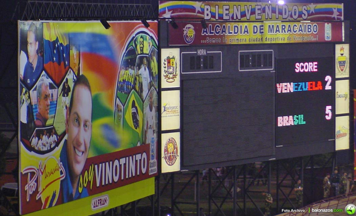 Estos son los últimos resultados de la Vinotinto recibiendo a Brasil