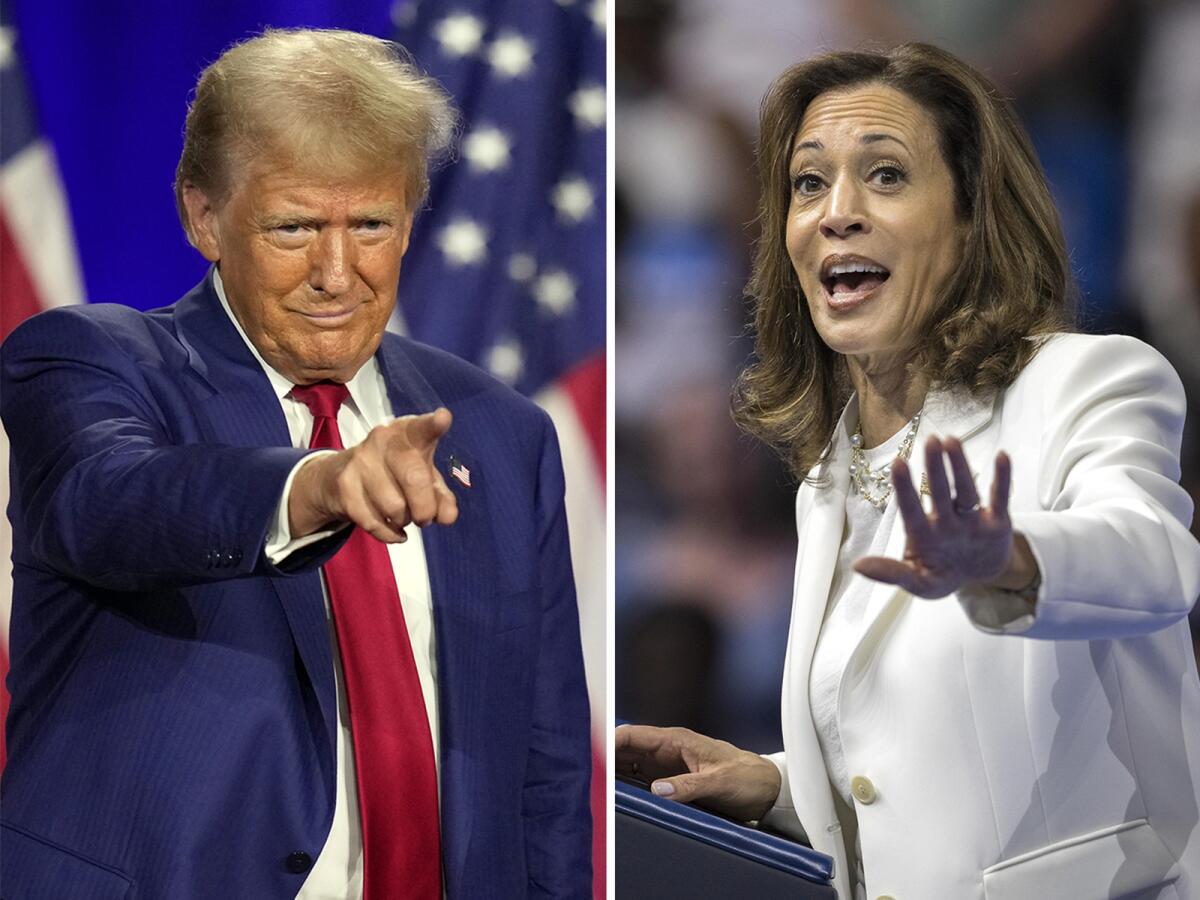 Harris y Trump eligen los mismos estados para su cierre de campaña