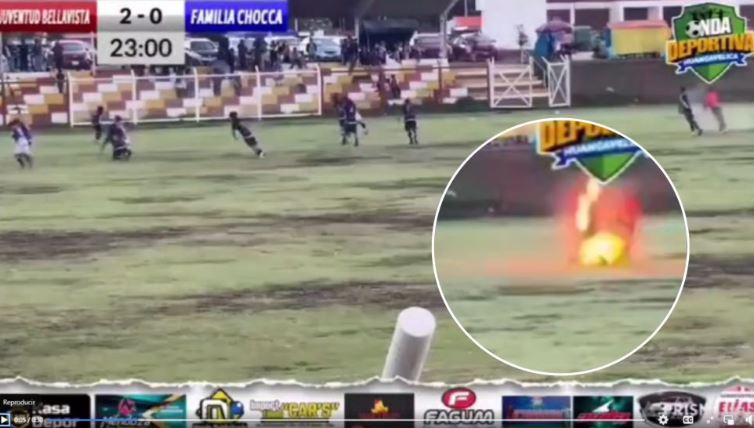 Impacto de un rayo mató a un futbolista e hirió a otros cuatro en pleno partido en Perú