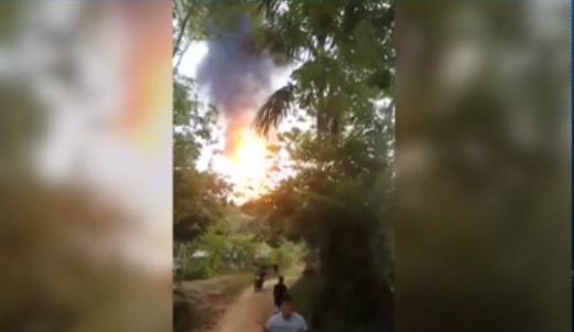 Un volcán de lodo entró en erupción en Colombia