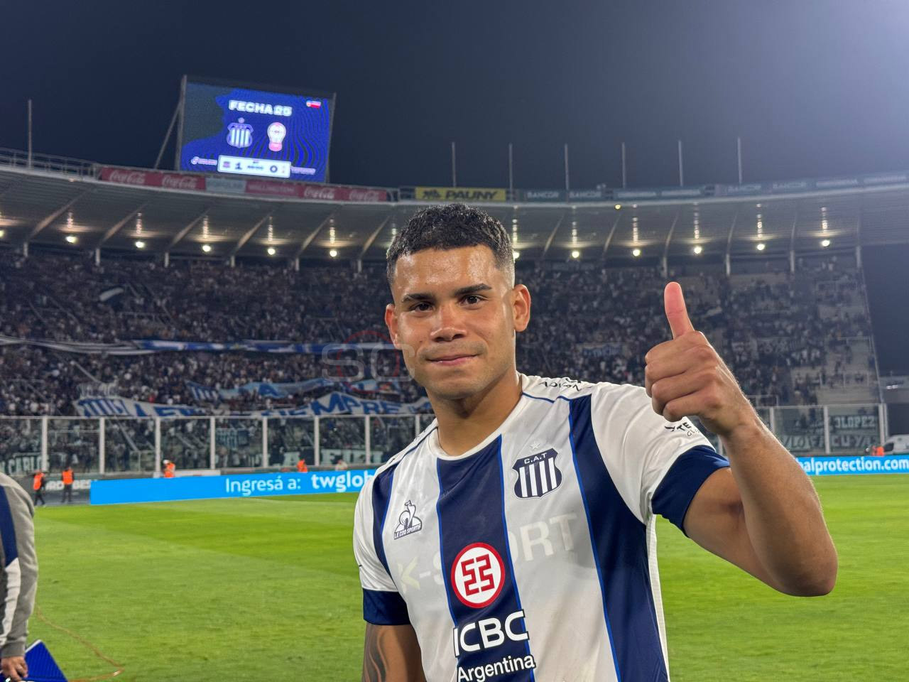 Miguel Navarro anotó gol y fue el héroe de Talleres en la Liga Argentina