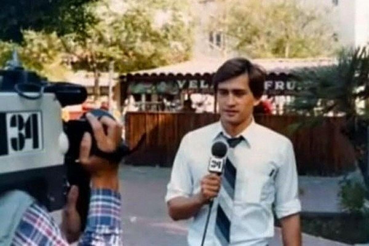 La primera vez que Jorge Ramos salió al aire en Univision: No tenía el pelo blanco