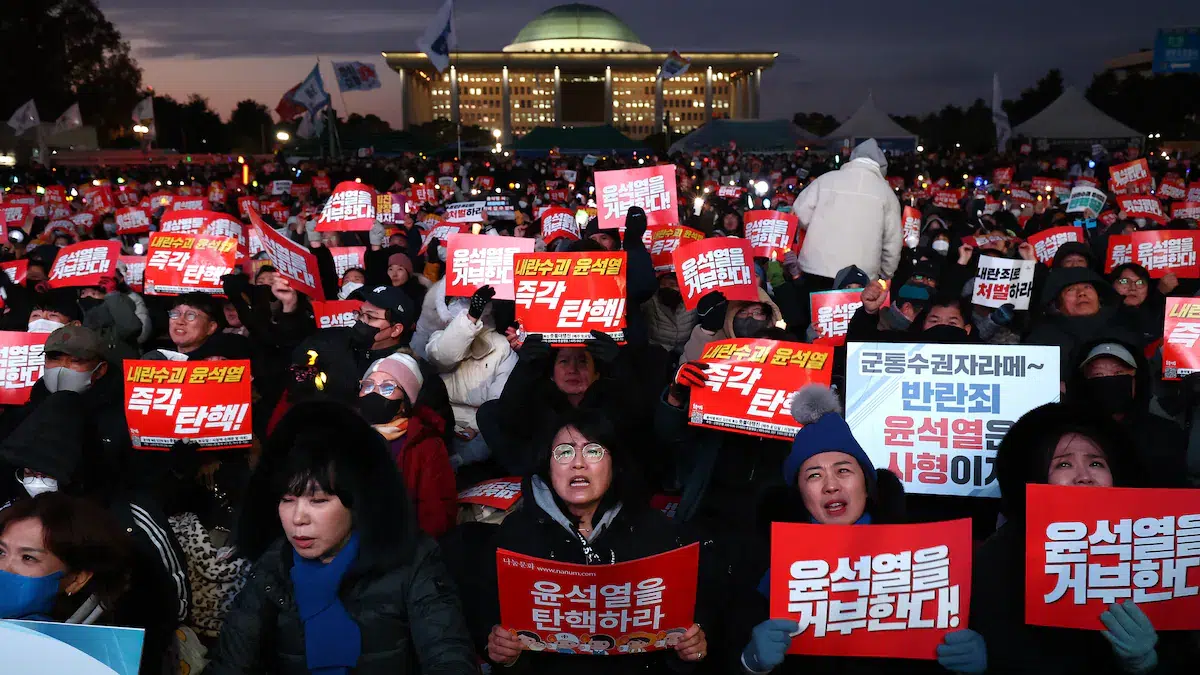 Fracasa la moción para destituir al presidente de Corea del Sur