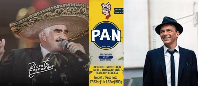 La vida es como una arepa: Sinatra, Vicente Fernández y la harina PAN un 12 de diciembre