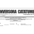 Inversora Catatumbo: Balance 2023