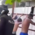 Se viraliza un video de policías ecuatorianos bailando con detenidos