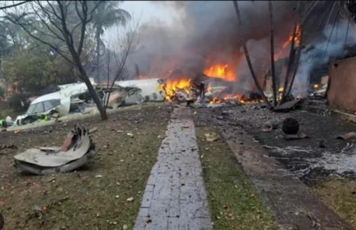 Se estrella avioneta en una zona comercial del sur de Brasil: hay al menos nueve muertos