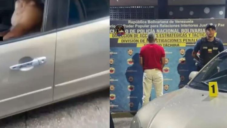 Depravado se paseaba desnudo en su vehículo para acosar a mujeres en Táchira