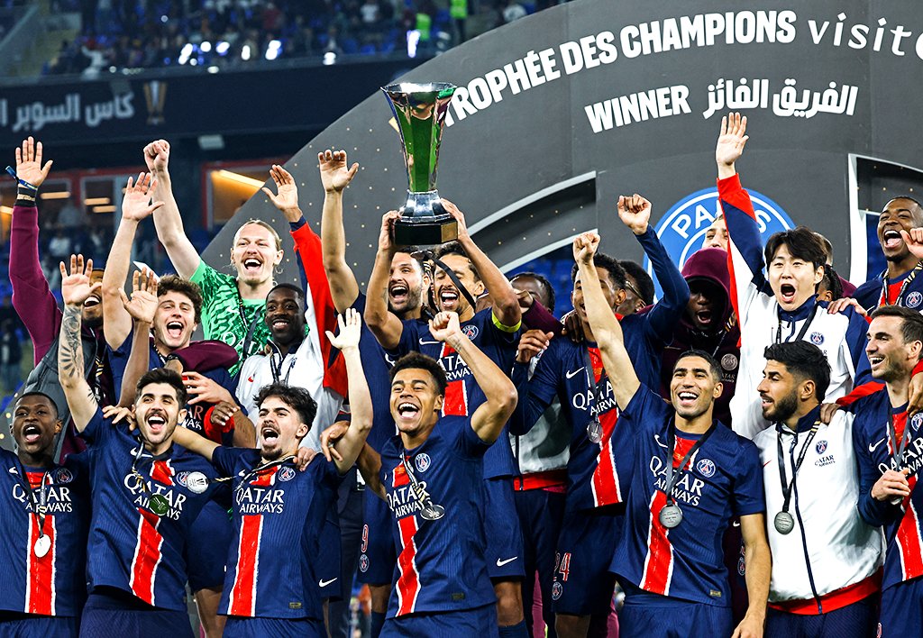 PSG se proclamó campeón de la Supercopa de Francia