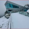 Reportan la primera nevada en la Estación Pico Espejo en Mérida