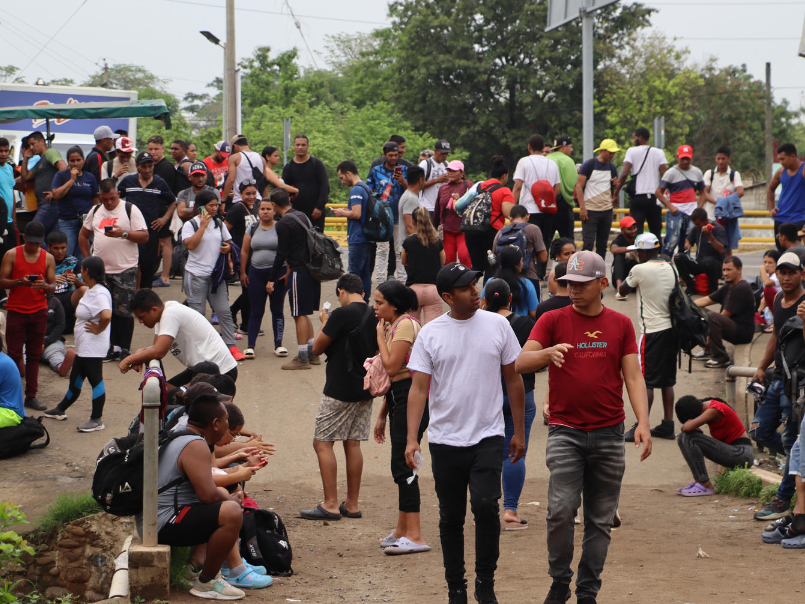 La primera caravana migrante del año parte de la frontera sur de México