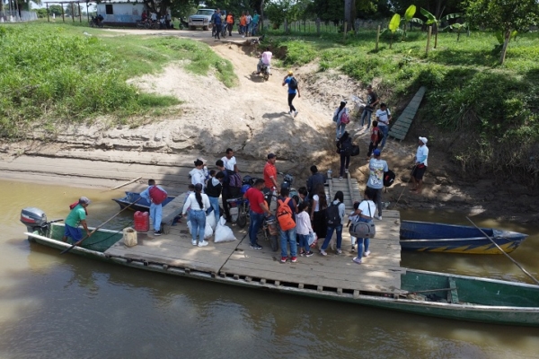 Venezolanos sobrevivientes al conflicto de Catatumbo: 