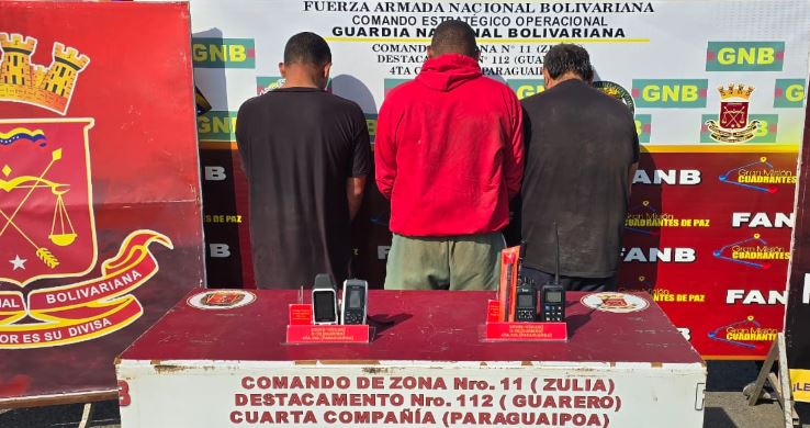 GNB reporta la captura de tres personas y retención de una lancha: Caso de las 100 panelas de Cocaína incautadas en la Alta Guajira