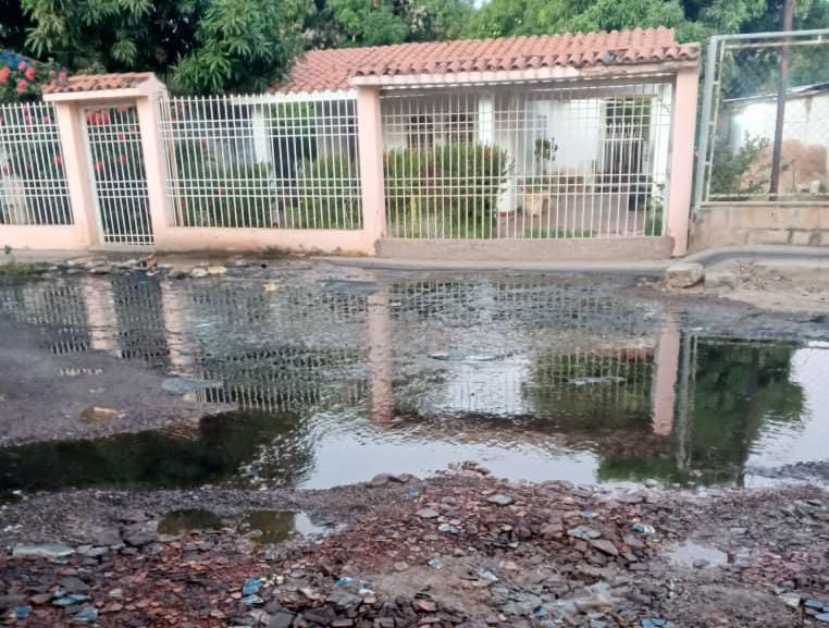 Las aguas negras en el sector La Galletera de la parroquia Cecilio Acosta, cerraron el paso del transporte Socorro-Los Claveles