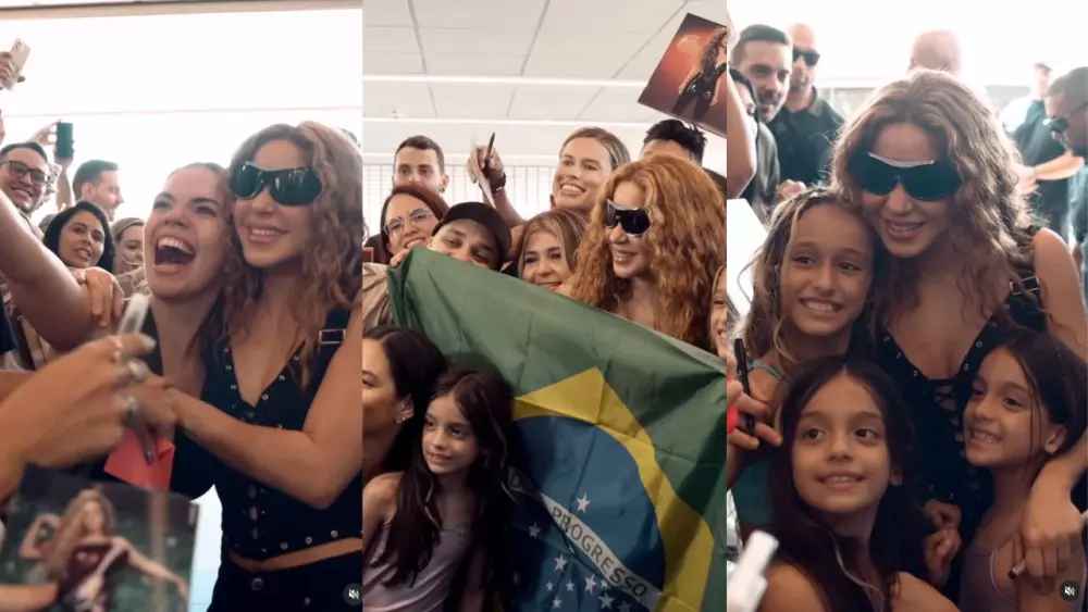 Eufórico y soñado: Así fue el recibimiento de Shakira en Brasil