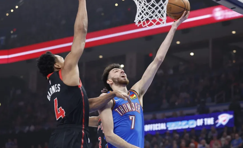 Thunder sigue intratable tras vencer a Raptors