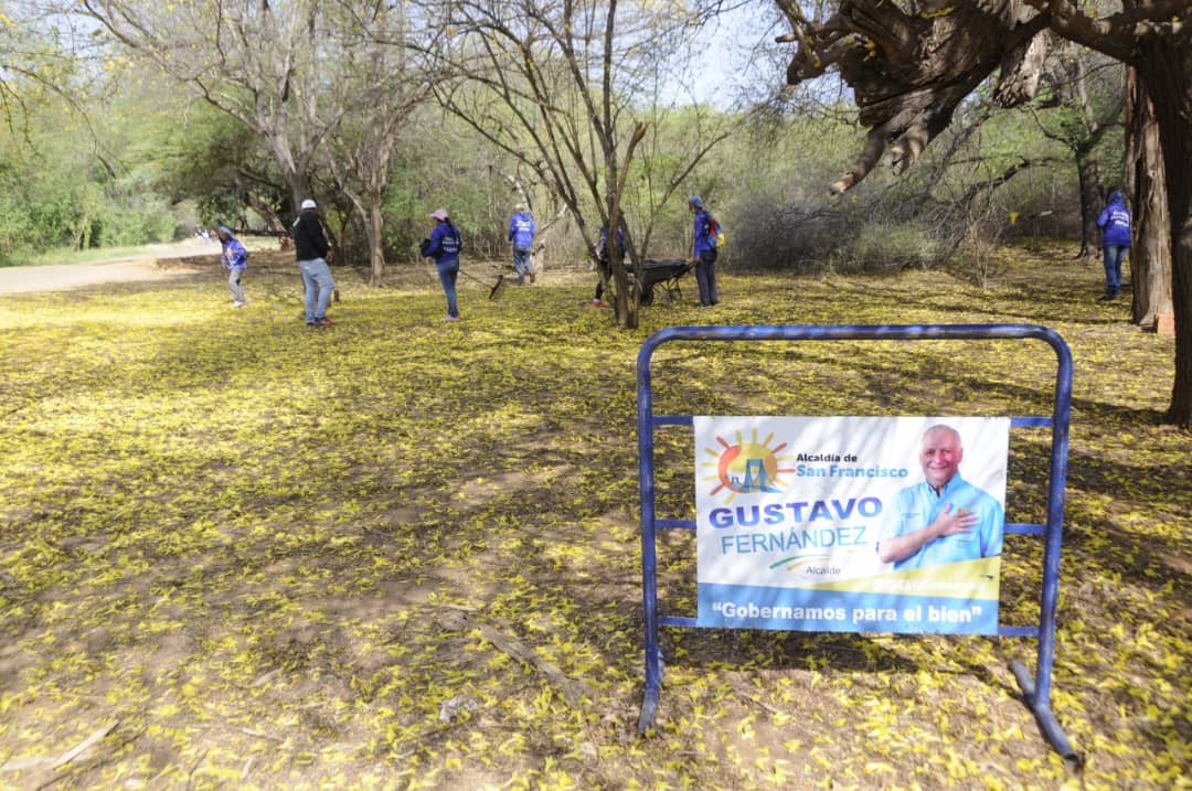 Alcaldía de San Francisco realizó operativo especial de limpieza en el Jardín Botánico