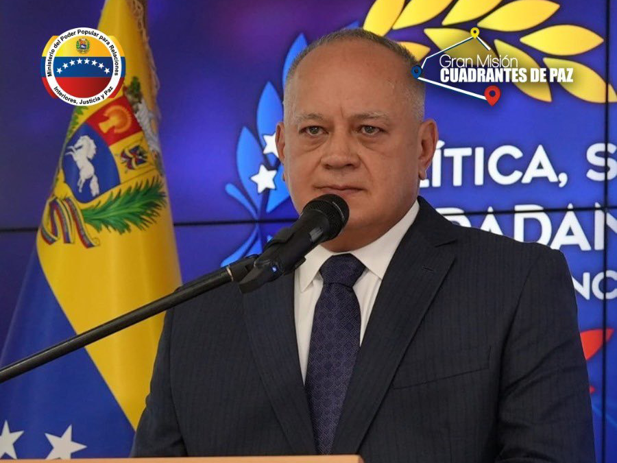 Diosdado Cabello confirma detención de los alcaldes de Colón, Miranda y Padilla