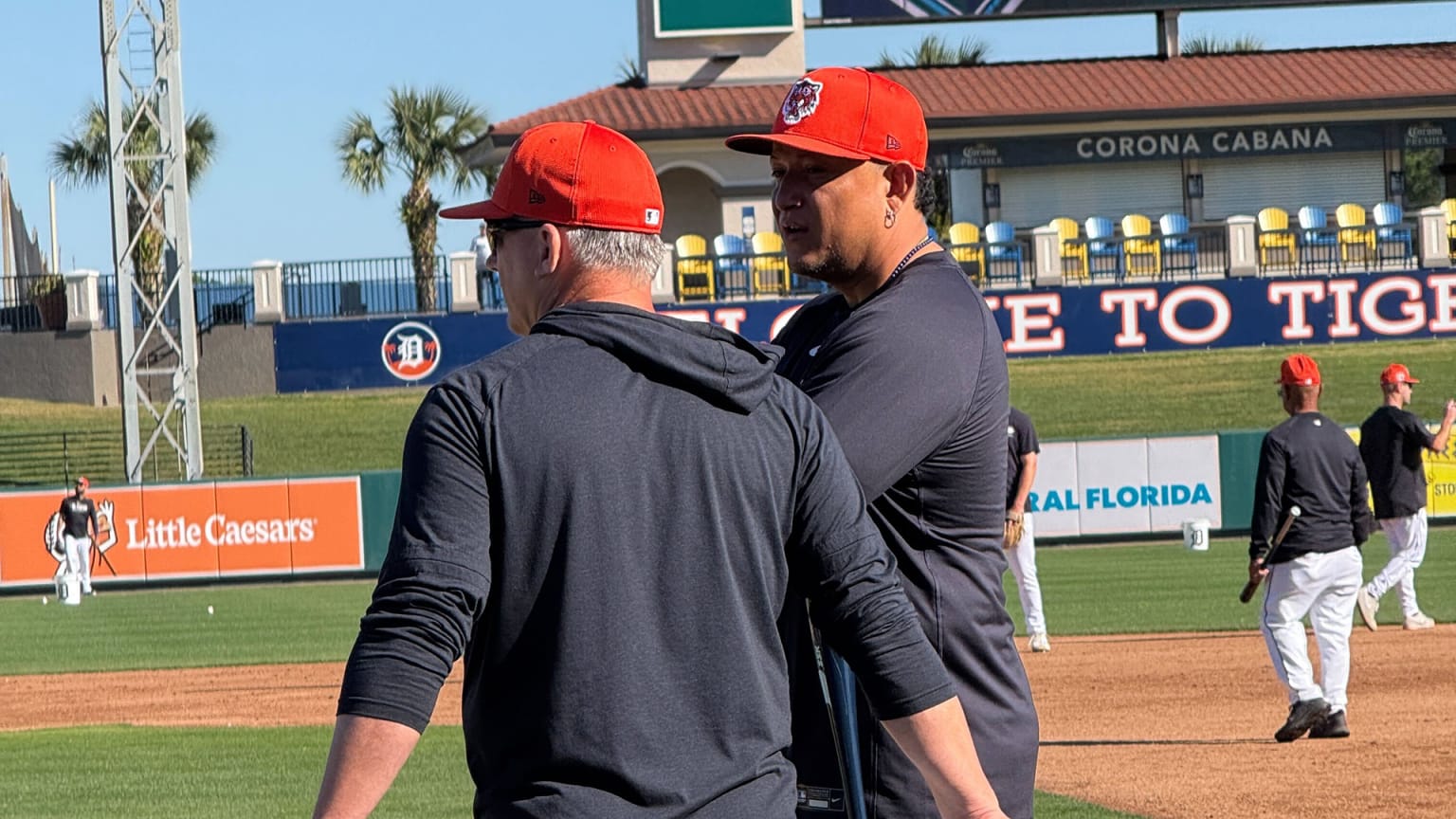 Miguel Cabrera volvió a los Tigres de Detroit como coach invitado