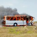 Se incendió autobús en la carretera Coro-Punto Fijo