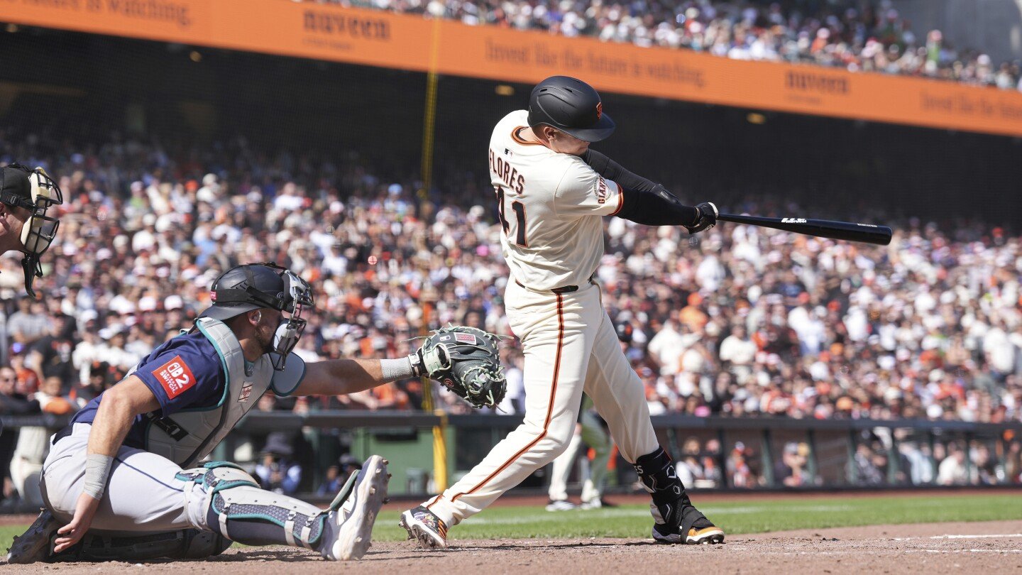Wilmer Flores conectó cuadrangular clave para Gigantes de San Francisco