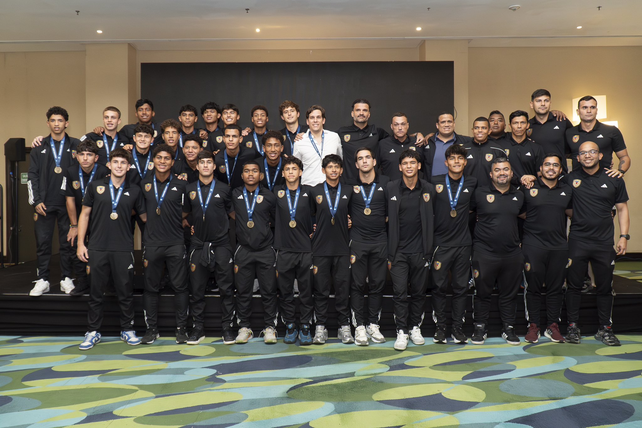 La Vinotinto Sub-17 arribó a Venezuela después de clasificar al Mundial de Qatar