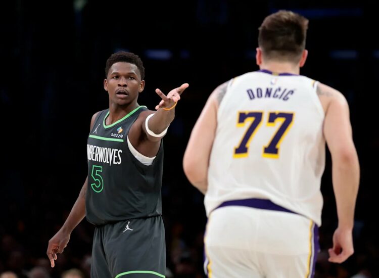 Timberwolves doblega a Lakers y está a un paso de la próxima ronda