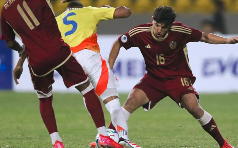 El partido entre Venezuela y Colombia por el Sudamericano Sub-17 terminó en trifulca