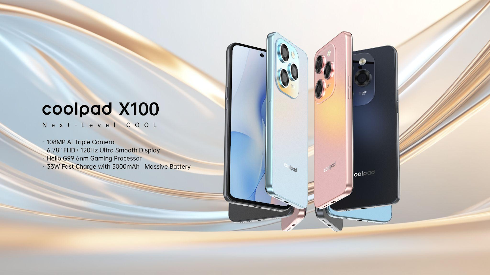 Coolpad lanza el X100 y el COOL 40i, llevando la innovación IA a los usuarios de todo el mundo