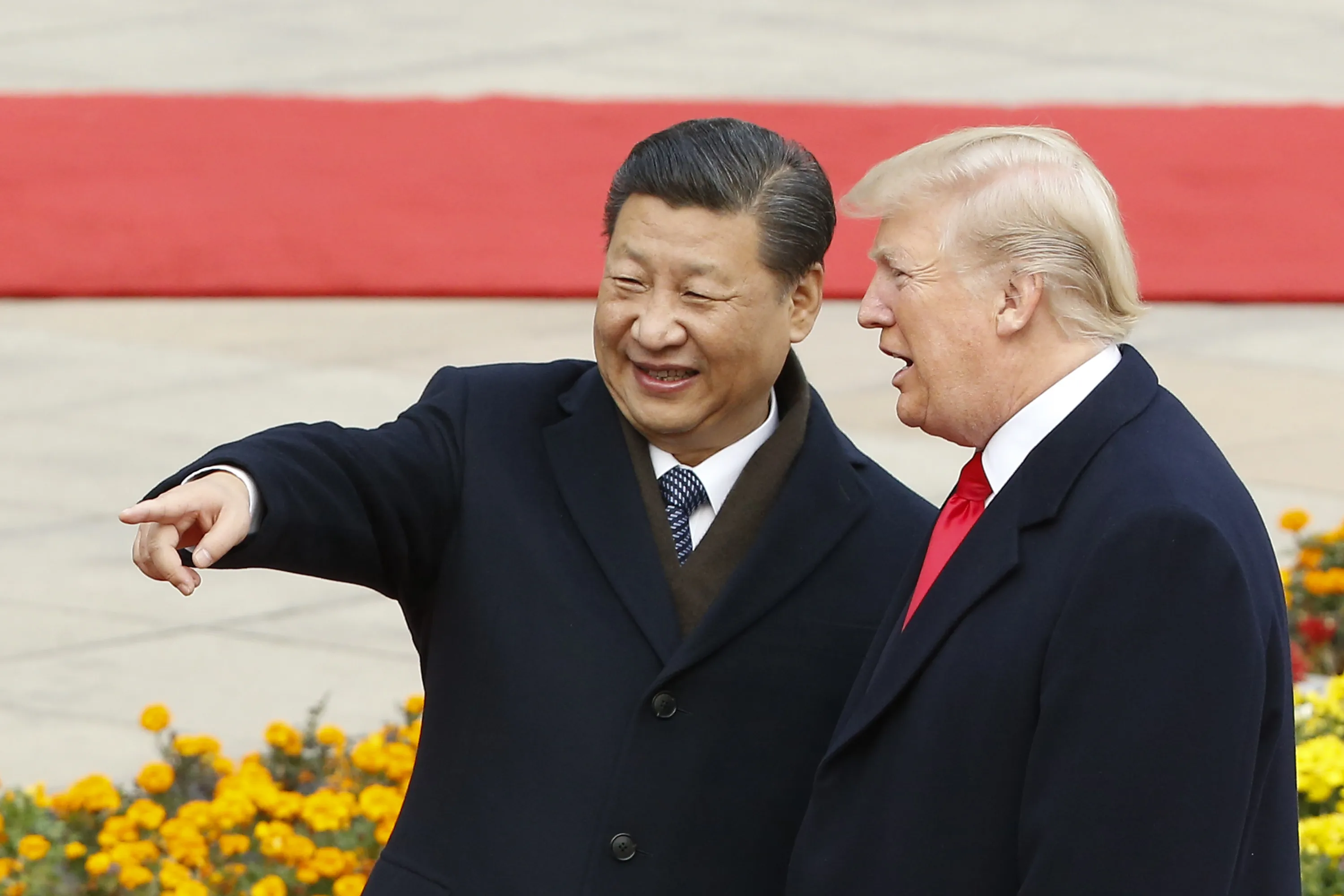 Trump dice que la relación con China es muy buena