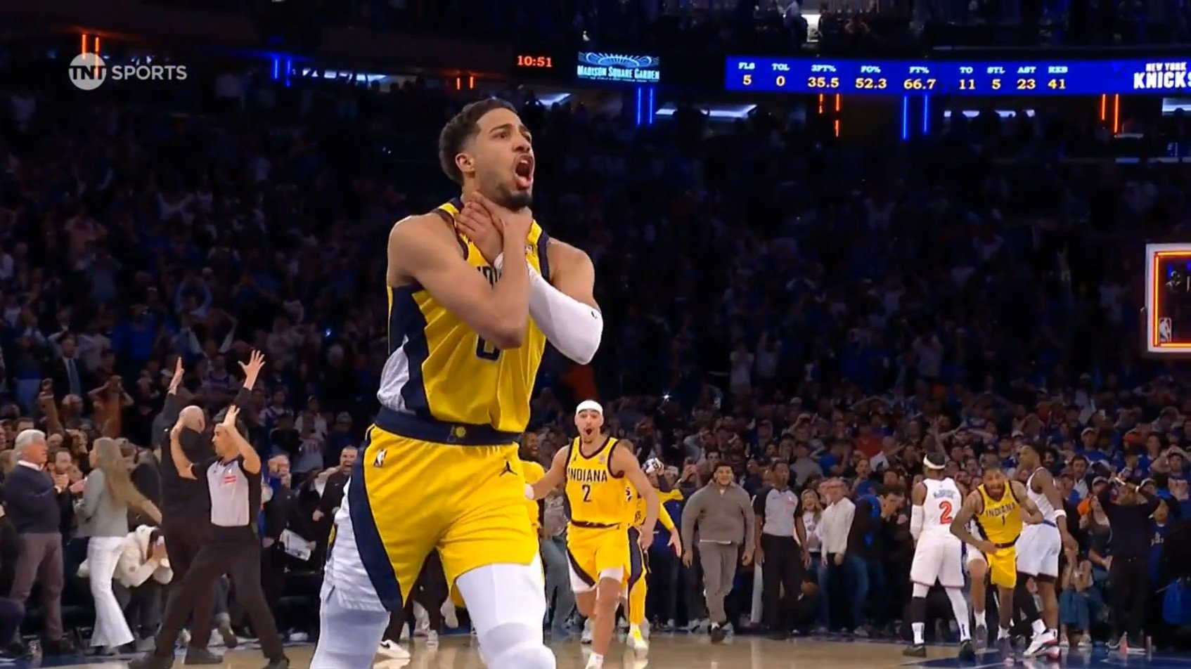 Pacers se lleva el primero de las finales de la Conferencia Este tras histórica remontada ante Knicks