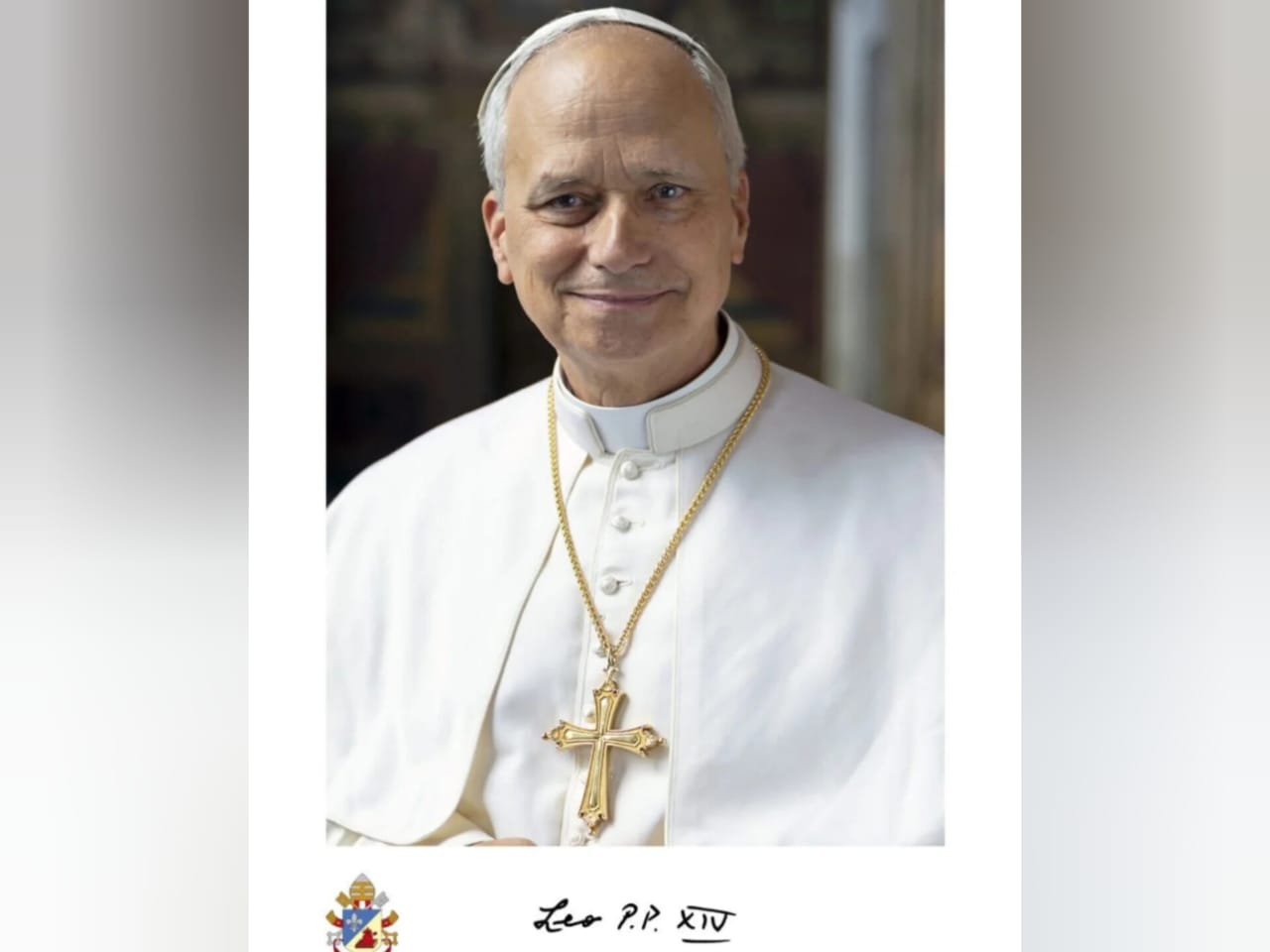 El Vaticano publicó la foto oficial del papa León XIV