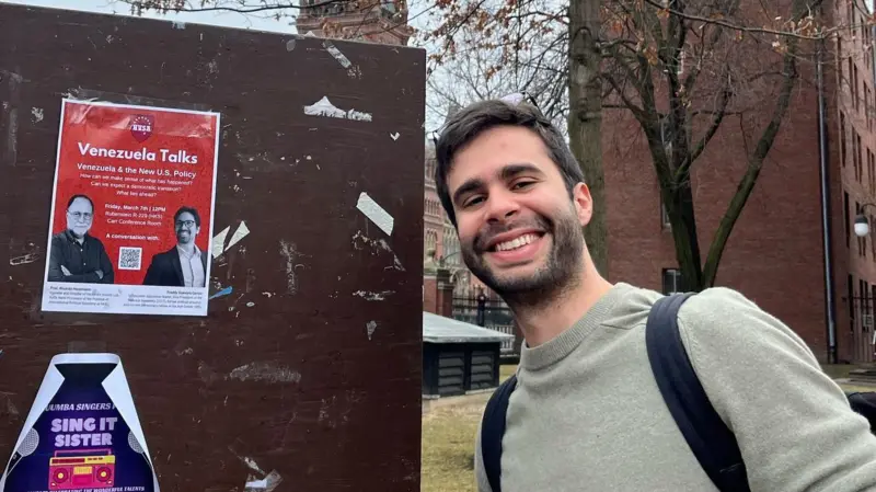 Estudiante venezolano de Harvard teme por su futuro: 