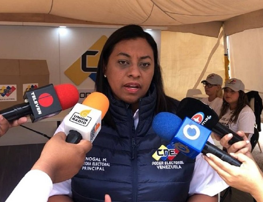 Rectora del CNE hace un llamado a los candidatos para evitar las descalificaciones en la campaña