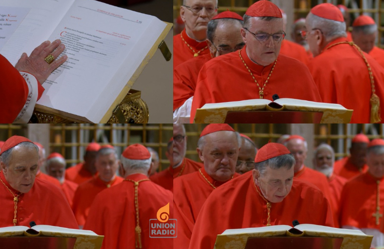 Cardenales juran antes de encerrarse en el cónclave