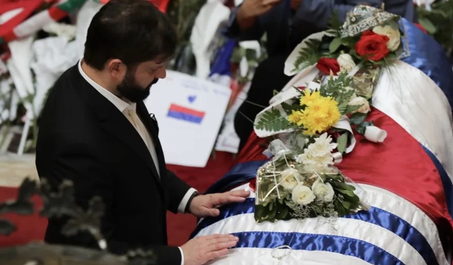 Boric y Lula llegan para el acto velatorio de José 