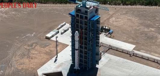 China lanzó una constelación de satélites de computación espacial