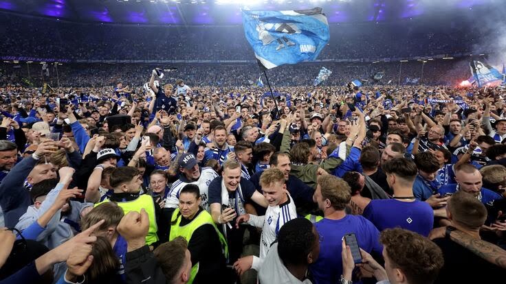 Festejo por ascenso de Hamburgo a la Bundesliga deja 25 heridos
