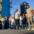 Luis Caldera junto Jorge Rodríguez cierra campaña en el casco central de Maracaibo