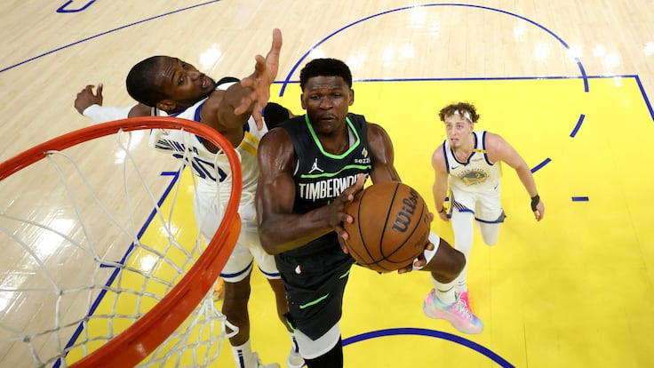 Timberwolves volvió a superar a Warriors y se adelanta en las semifinales de la Conferencia Oeste