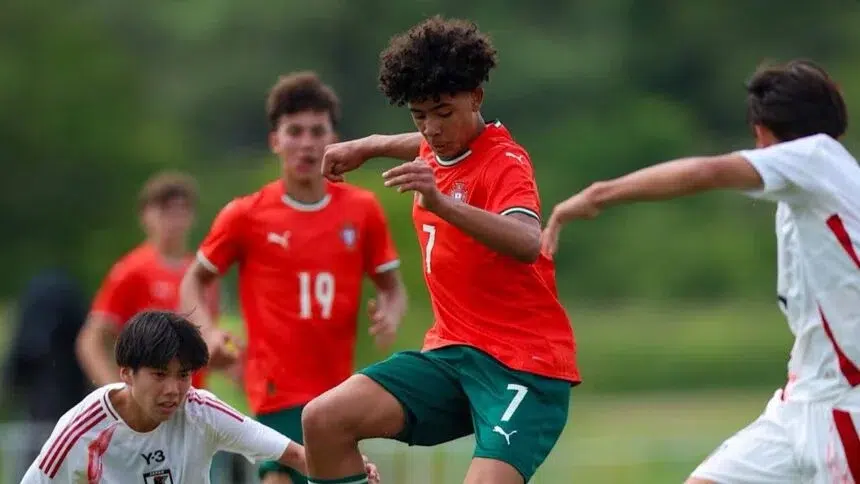 Cristiano Ronaldo Jr. debutó en triunfo de Portugal sub-15