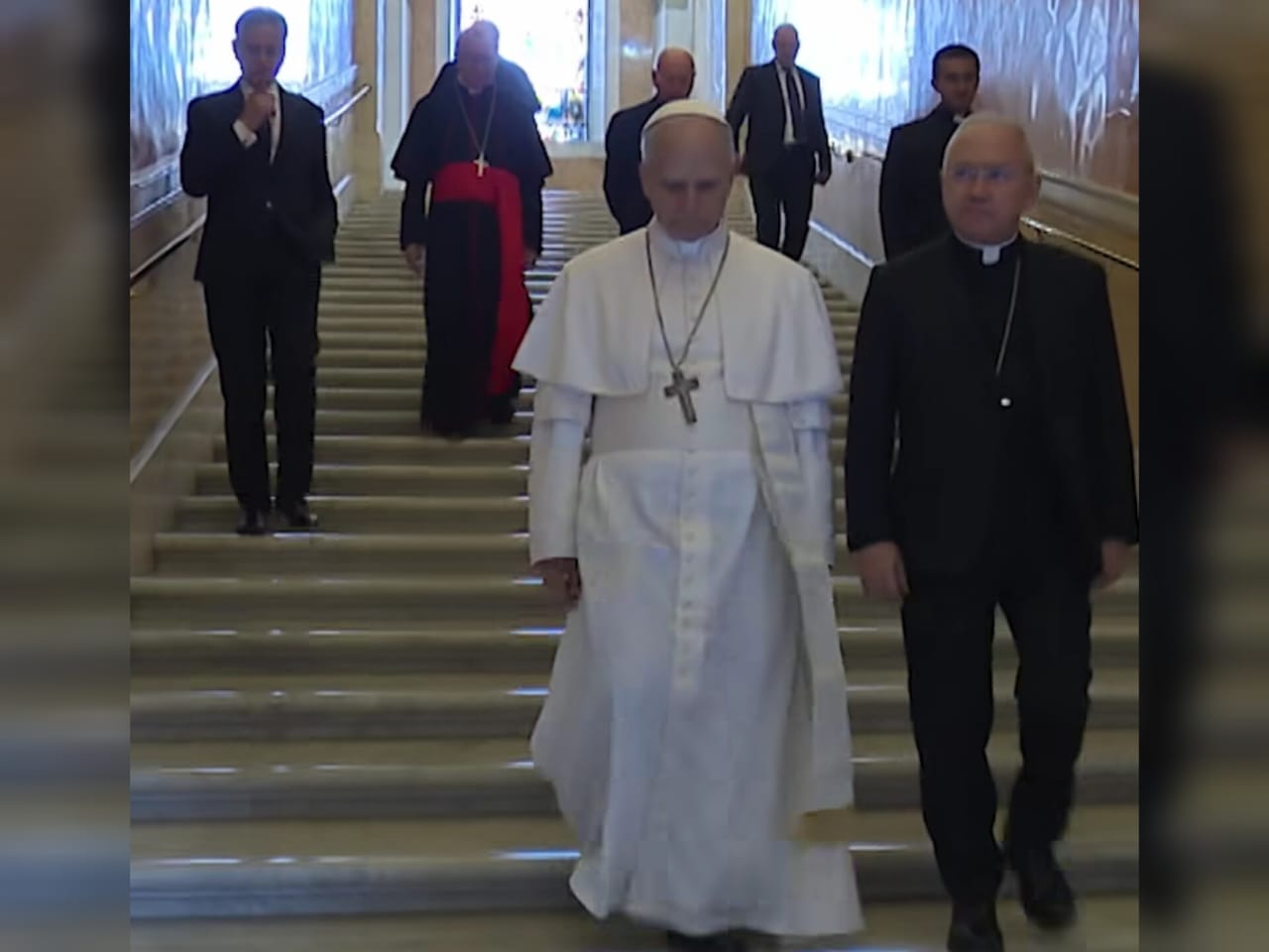 León XIV reabrió la residencia papal del Palacio Apostólico: Le acompañó el arzobispo zuliano Edgar Parra Peña