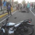 Herido motopirueta al impactar contra un poste frente al teatro escuela Niños Cantores del Zulia