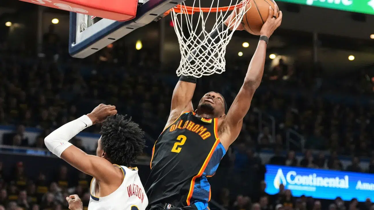 Thunder ganó ante Los Nuggets de Denver en una paliza historica
