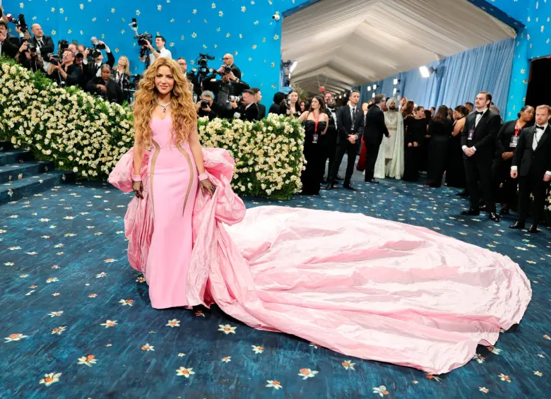 Así lucieron los colombianos, Shakira, Maluma y J Balvin en la Met Gala 2025